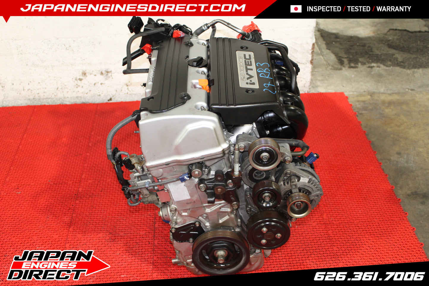 JDM 2008 2009 2010 2011 2012 HONDA ACCORD ENGINE 2.4L K24A MOTOR iVTEC K24Z3 R40