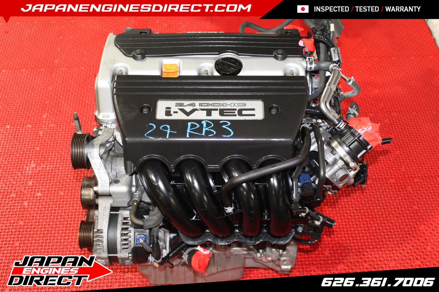 JDM 2008 2009 2010 2011 2012 HONDA ACCORD ENGINE 2.4L K24A MOTOR iVTEC K24Z3 R40