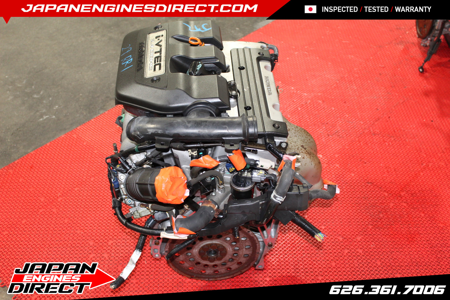 JDM K24A MOTOR 2003 2004 2005 2006 2007 HONDA ACCORD 2.4L ENGINE RAA iVTEC