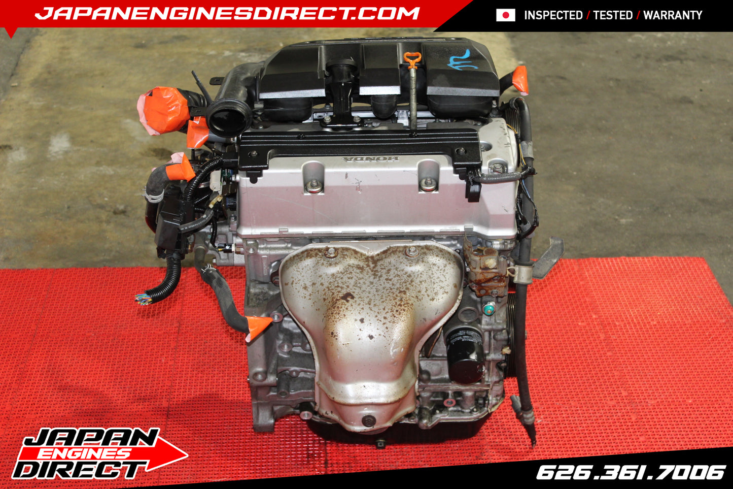 JDM K24A MOTOR 2003 2004 2005 2006 2007 HONDA ACCORD 2.4L ENGINE RAA iVTEC