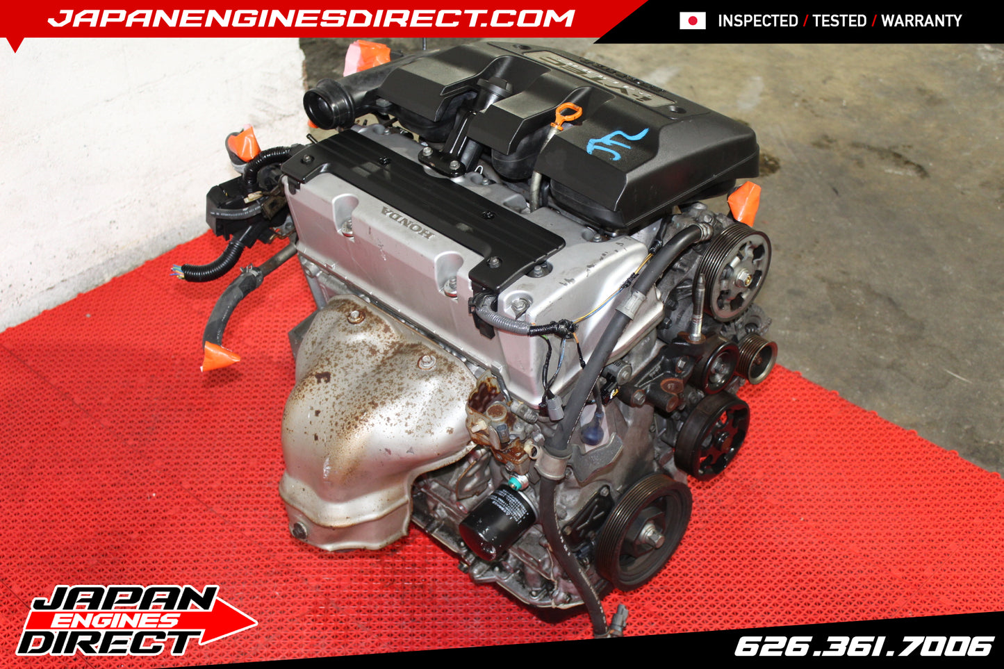 JDM K24A MOTOR 2003 2004 2005 2006 2007 HONDA ACCORD 2.4L ENGINE RAA iVTEC
