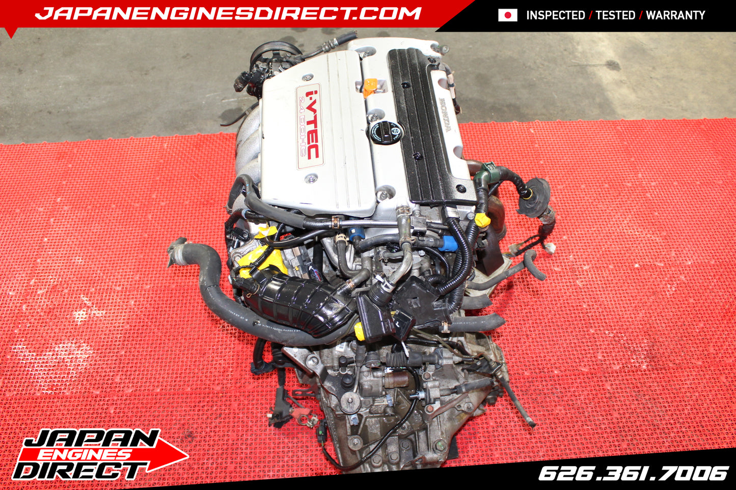 EURO-SPEC K24A3 TSX TYPE S MOTOR W/ 6 SPEED MT TRANS 2.4L K24A RBB TRUE iVTEC ENGINE