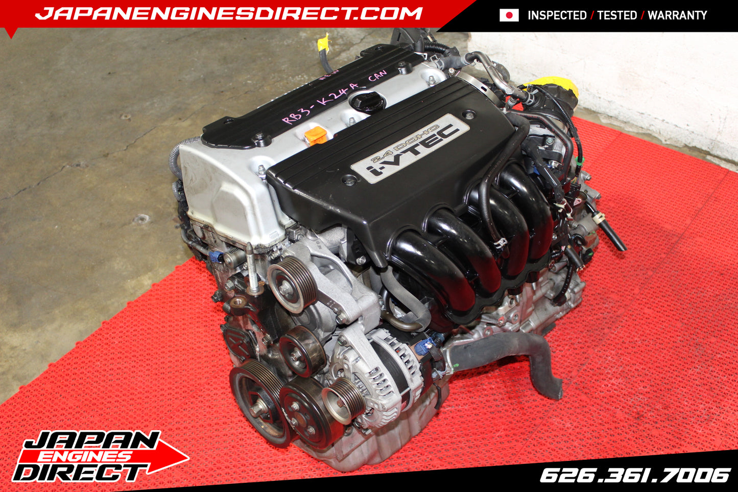 JDM 08 09 10 11 12 HONDA ACCORD ENGINE & AUTO TRANS iVTEC K24Z3 R40 K24A