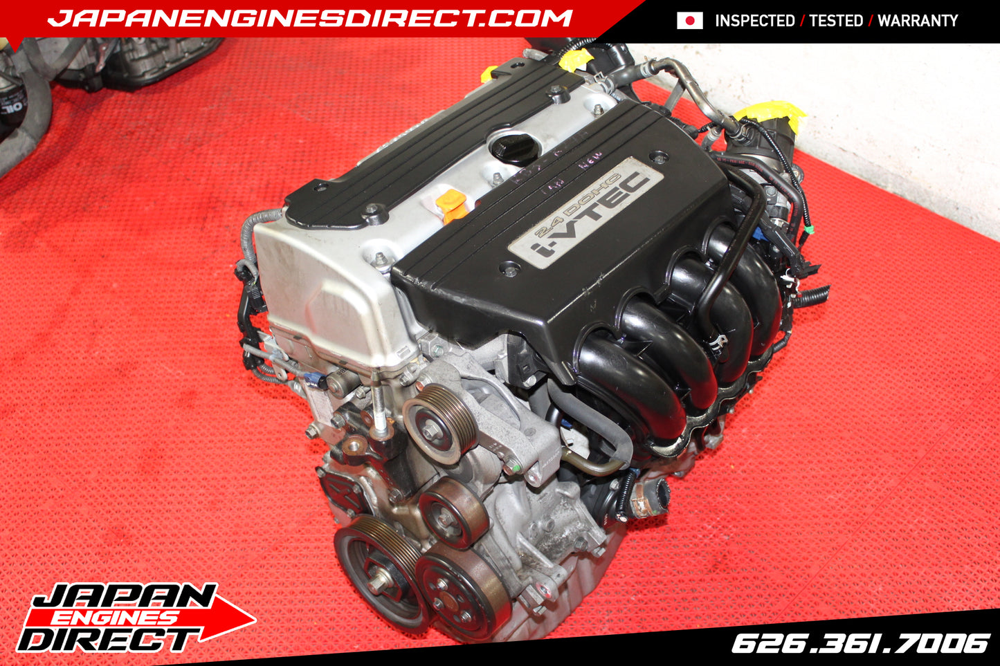 JDM 08 09 10 11 12 HONDA ACCORD K24A ENGINE 2.4L iVTEC MOTOR K24Z3 K24Z2 R40