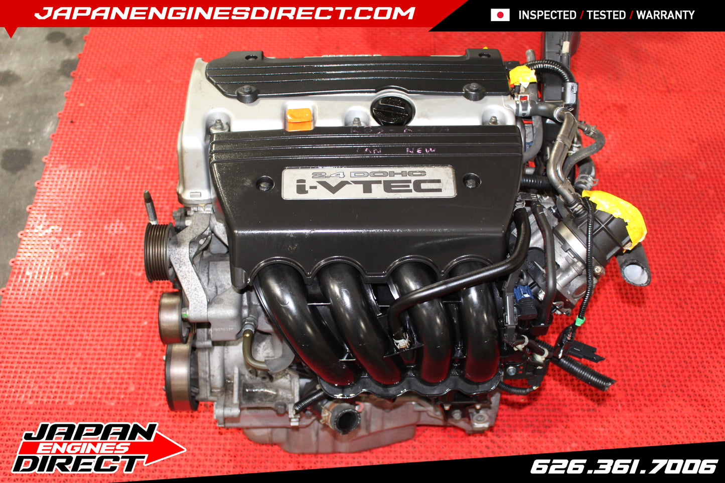 JDM 08 09 10 11 12 HONDA ACCORD K24A ENGINE 2.4L iVTEC MOTOR K24Z3 K24Z2 R40