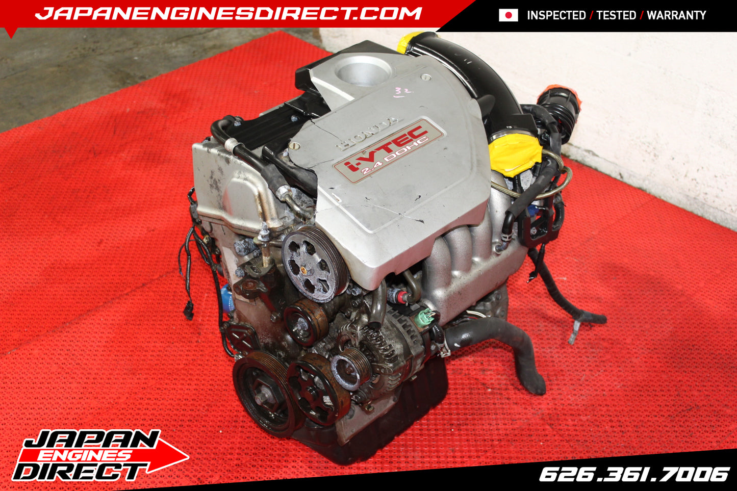JDM K24A MOTOR IVTEC ENGINE TSX 04-08 TRUE VTEC TYPE S RBB3 K24A2 | 2004-2008