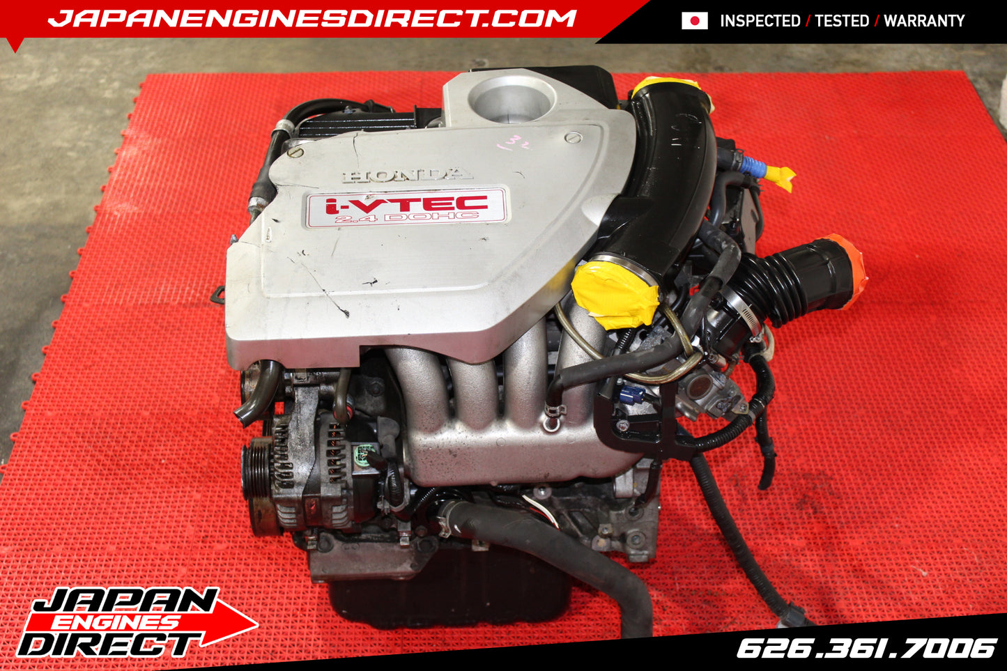 JDM K24A MOTOR IVTEC ENGINE TSX 04-08 TRUE VTEC TYPE S RBB3 K24A2 | 2004-2008