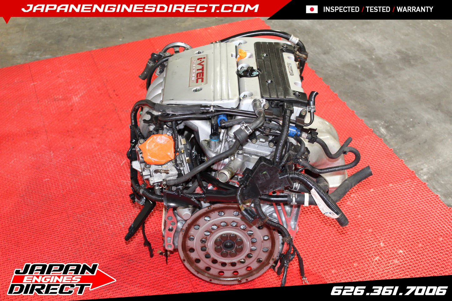 JDM HONDA K24A 2.4L ENGINE TSX 04-08 TRUE VTEC TYPE S RBB OEM MOTOR USED