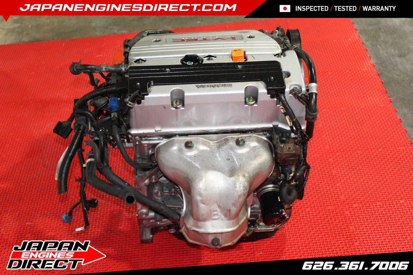 JDM HONDA K24A 2.4L ENGINE TSX 04-08 TRUE VTEC TYPE S RBB OEM MOTOR USED