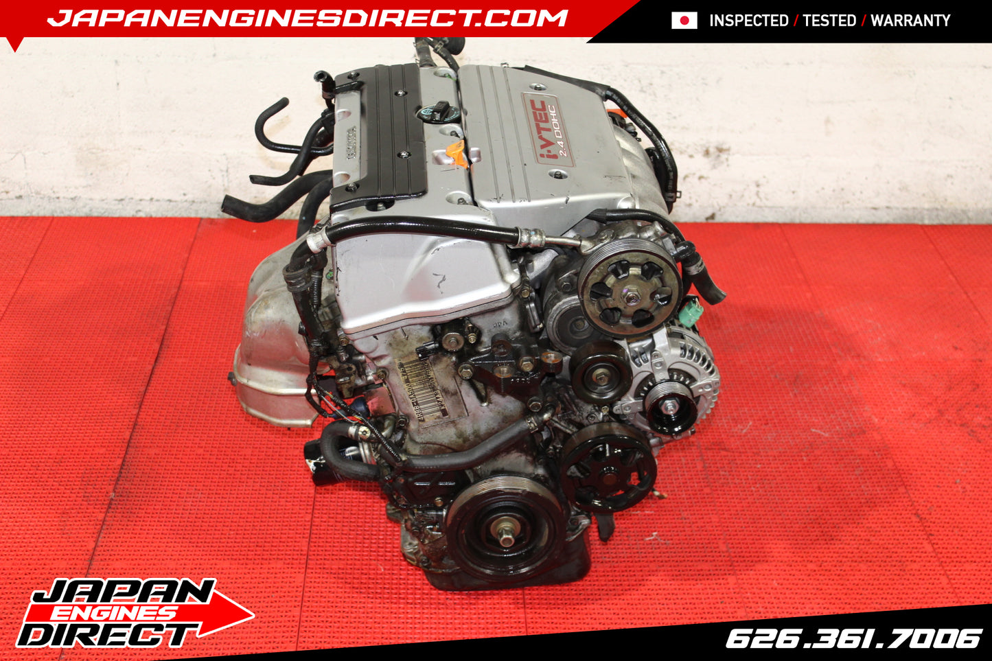 JDM HONDA K24A 2.4L ENGINE TSX 04-08 TRUE VTEC TYPE S RBB OEM MOTOR USED