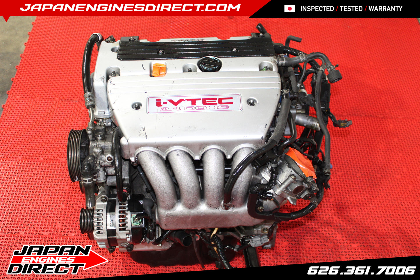JDM HONDA K24A 2.4L ENGINE TSX 04-08 TRUE VTEC TYPE S RBB OEM MOTOR USED
