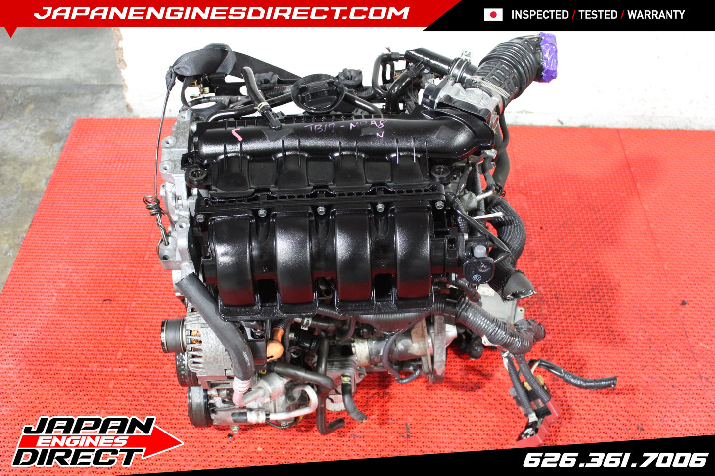 JDM 2013-2019 NISSAN SENTRA - 1.8L MRA8 ENGINE MOTOR MRA8DE (USED, LOW MILES)