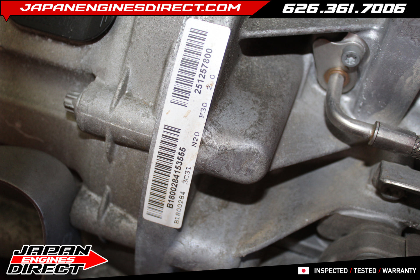 BMW 328i xDrive Transmission 2012–2016 2.0L Turbo N20 AWD 4x4 – 52K Miles
