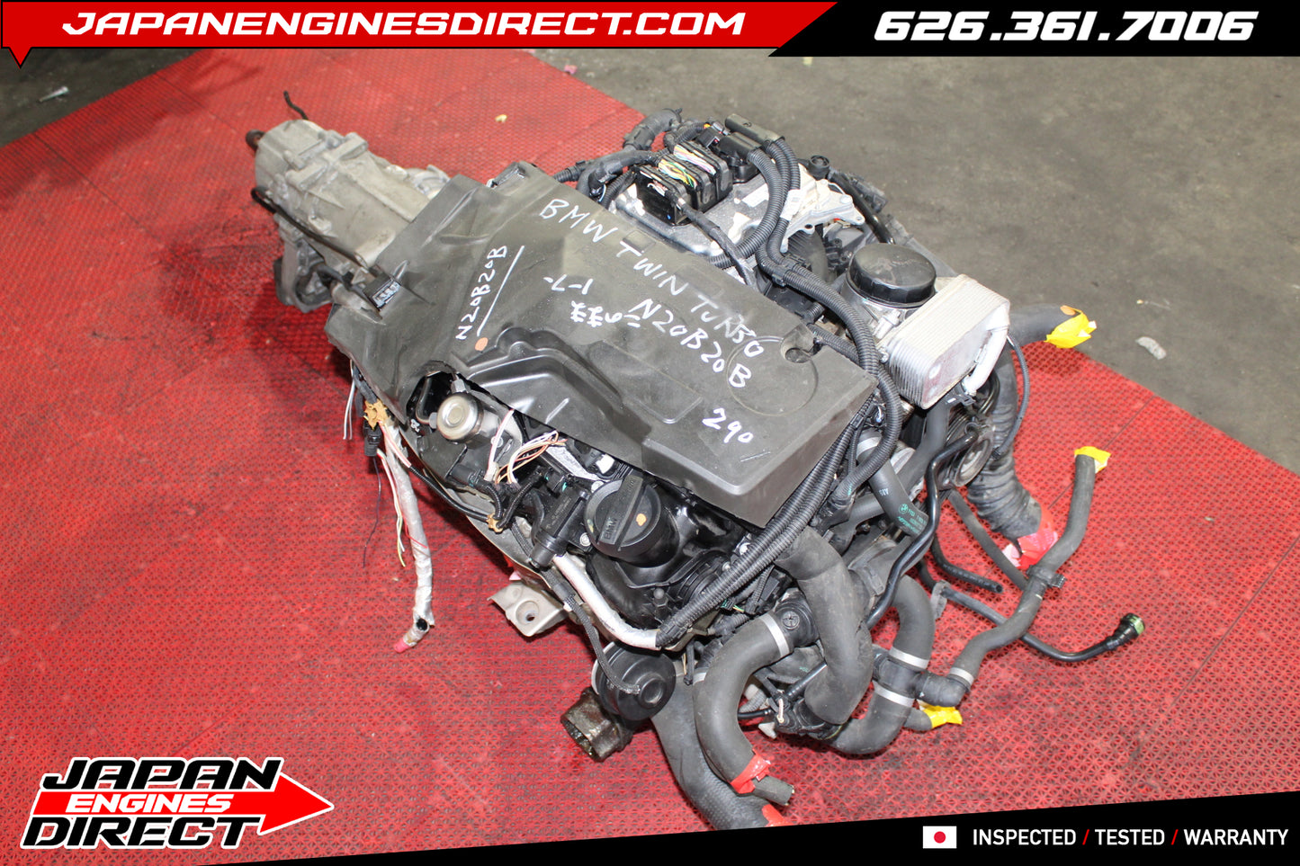2012–2016 BMW 328i 2.0L Turbo N20 Engine F30 Motor – Low Mileage 52K Imported JDM
