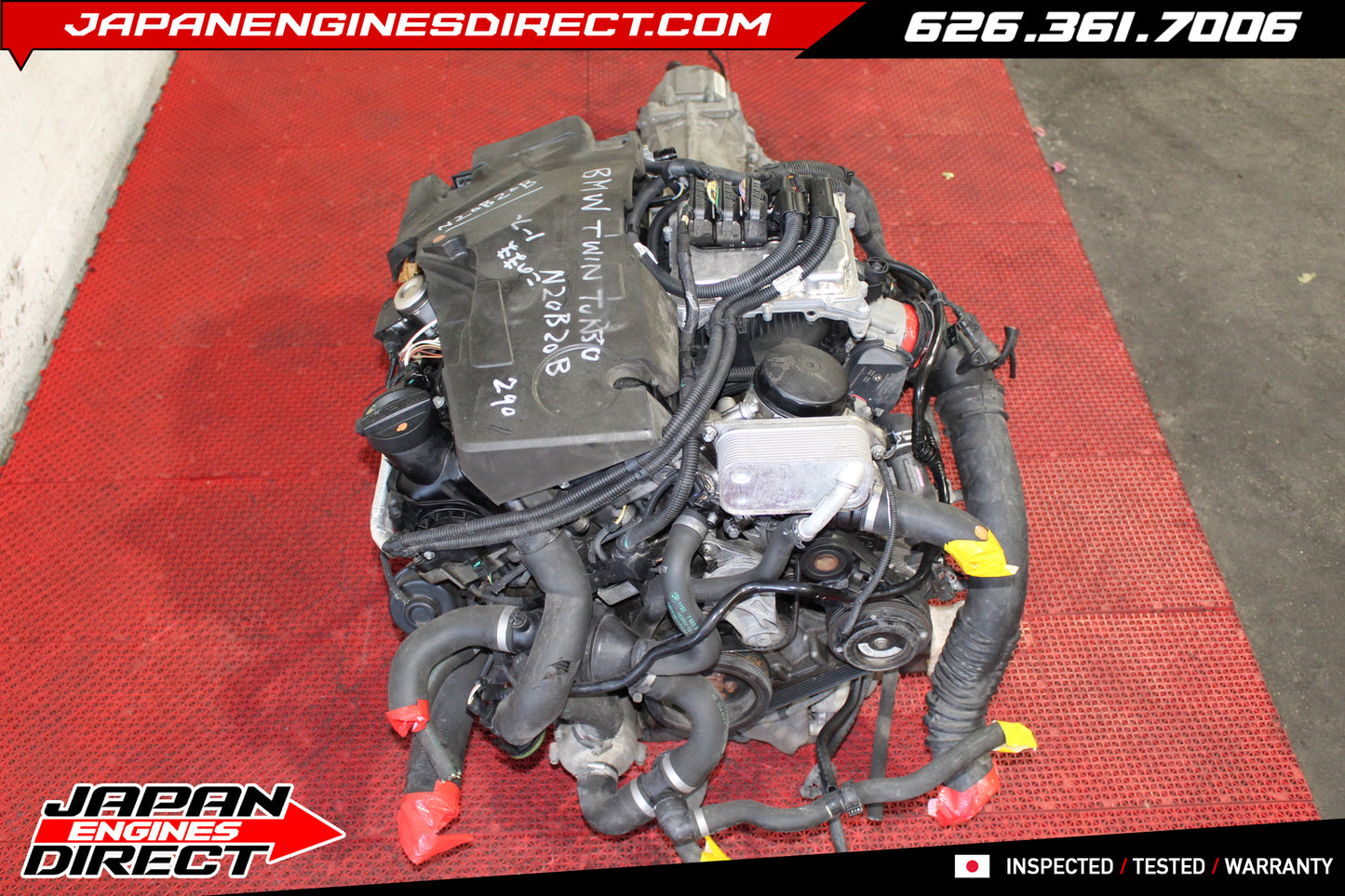 2012–2016 BMW 328i 2.0L Turbo N20 Engine F30 Motor – Low Mileage 52K Imported JDM