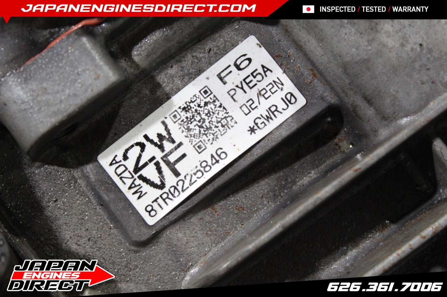 USED 2016-2022 MAZDA CX-9 AUTOMATIC TRANSMISSON TURBO PY 2.5L ENGINE - 32K MILES