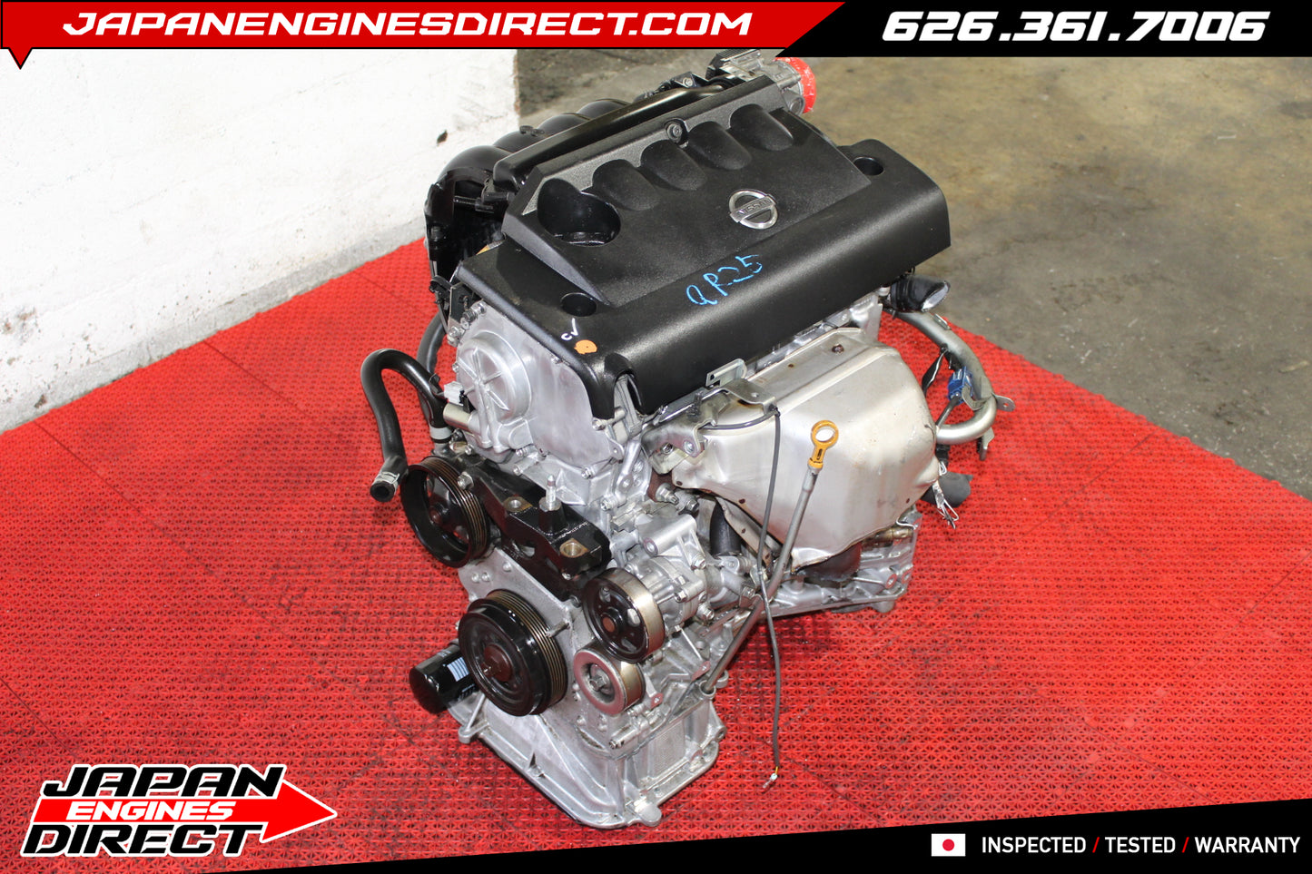 JDM 2002–2006 Nissan Altima Engine 2.5L QR25DE Motor Low Miles OEM