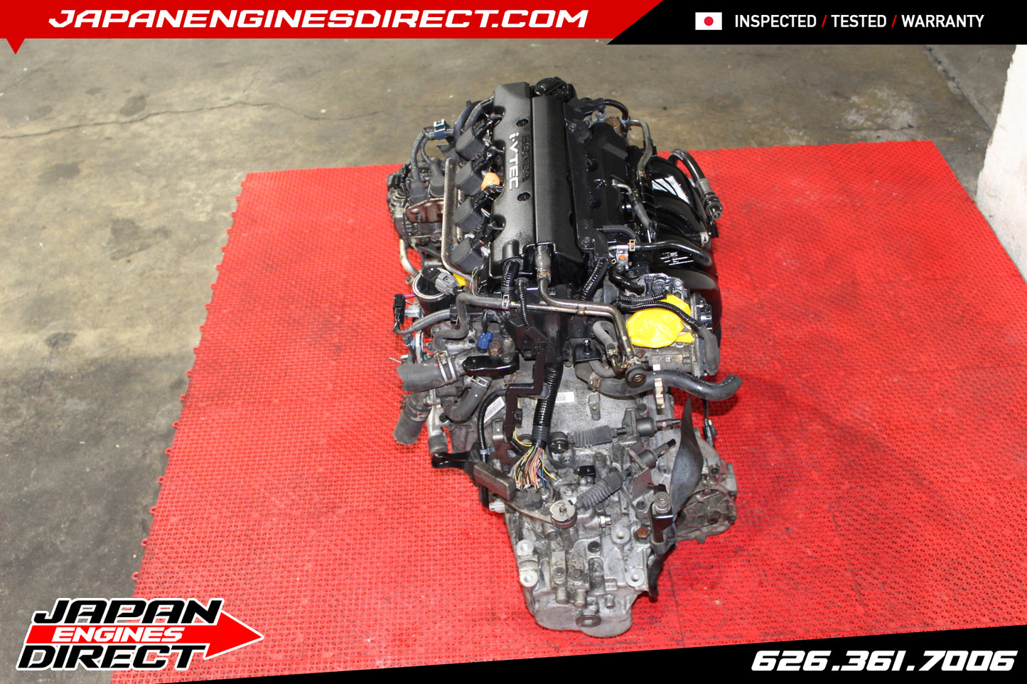USED 2006-2011 HONDA CIVIC ENGINE 1.8L W/ MANUAL TRANS 5PD MT R18A LOW MILES