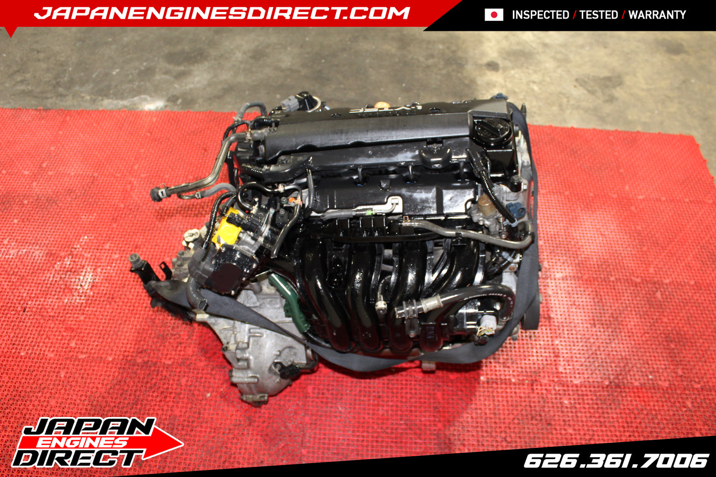 USED 2006-2011 HONDA CIVIC ENGINE 1.8L W/ MANUAL TRANS 5PD MT R18A LOW MILES