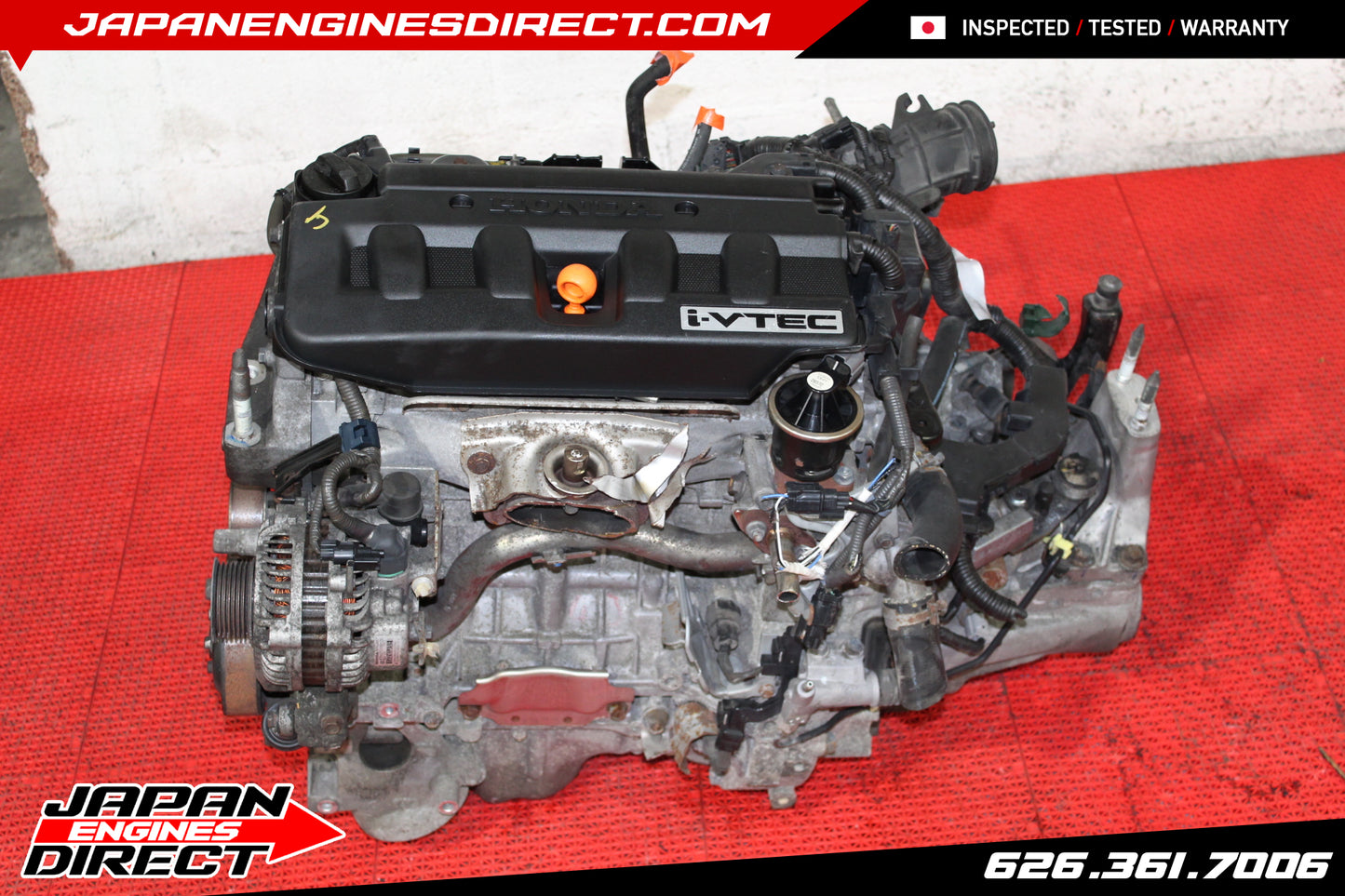 USED 2006-2011 HONDA CIVIC ENGINE 1.8L MOTOR W/ 5 SPEED MANUAL TRANS EX LX DX
