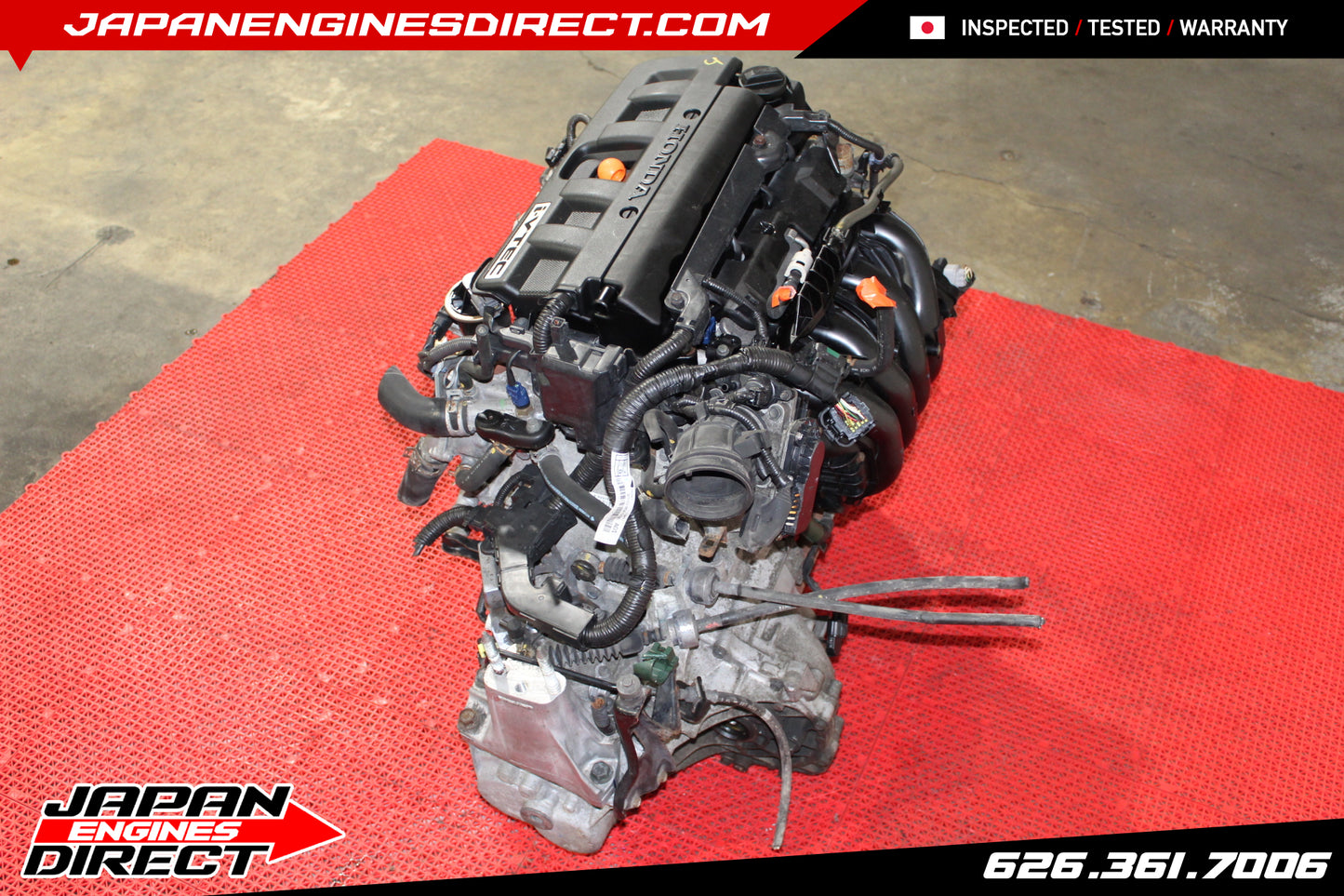 USED 2006-2011 HONDA CIVIC ENGINE 1.8L MOTOR W/ 5 SPEED MANUAL TRANS EX LX DX