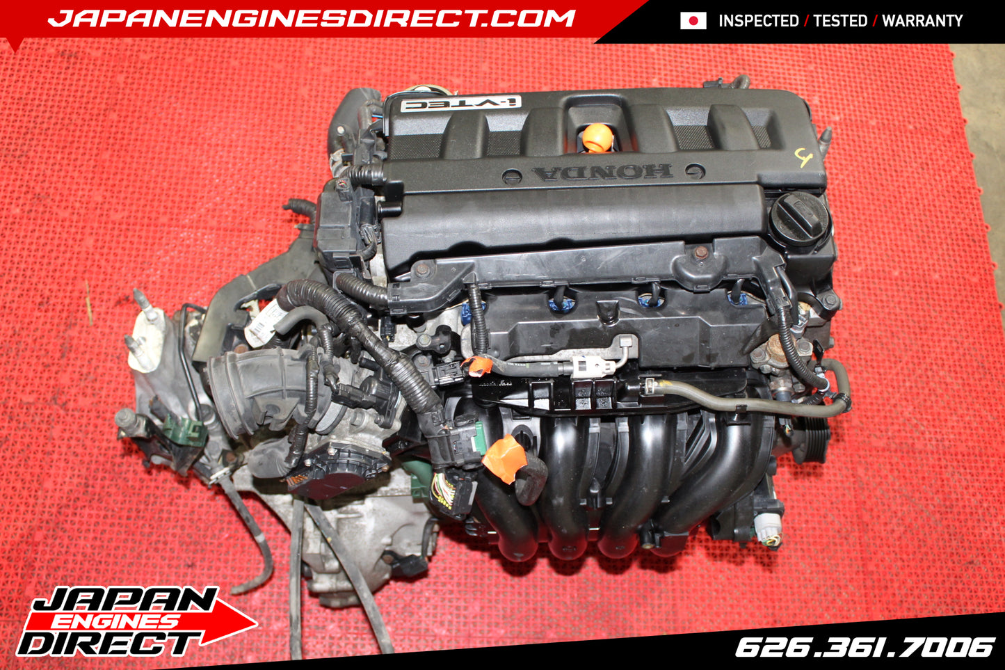 USED 2006-2011 HONDA CIVIC ENGINE 1.8L MOTOR W/ 5 SPEED MANUAL TRANS EX LX DX