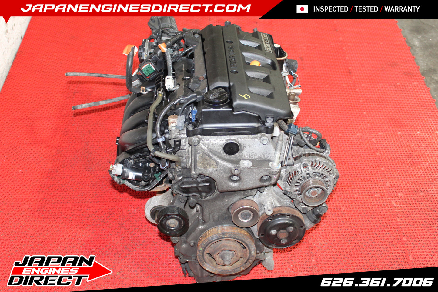 USED 2006-2011 HONDA CIVIC ENGINE 1.8L MOTOR W/ 5 SPEED MANUAL TRANS EX LX DX