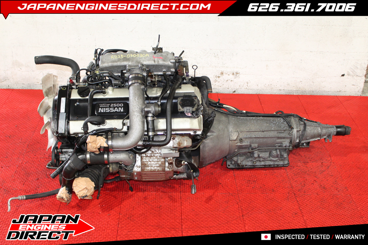 JDM Nissan RB25DET Motor Series 1 Engine Only Long Block R33 GTS-T 2.5L Motor