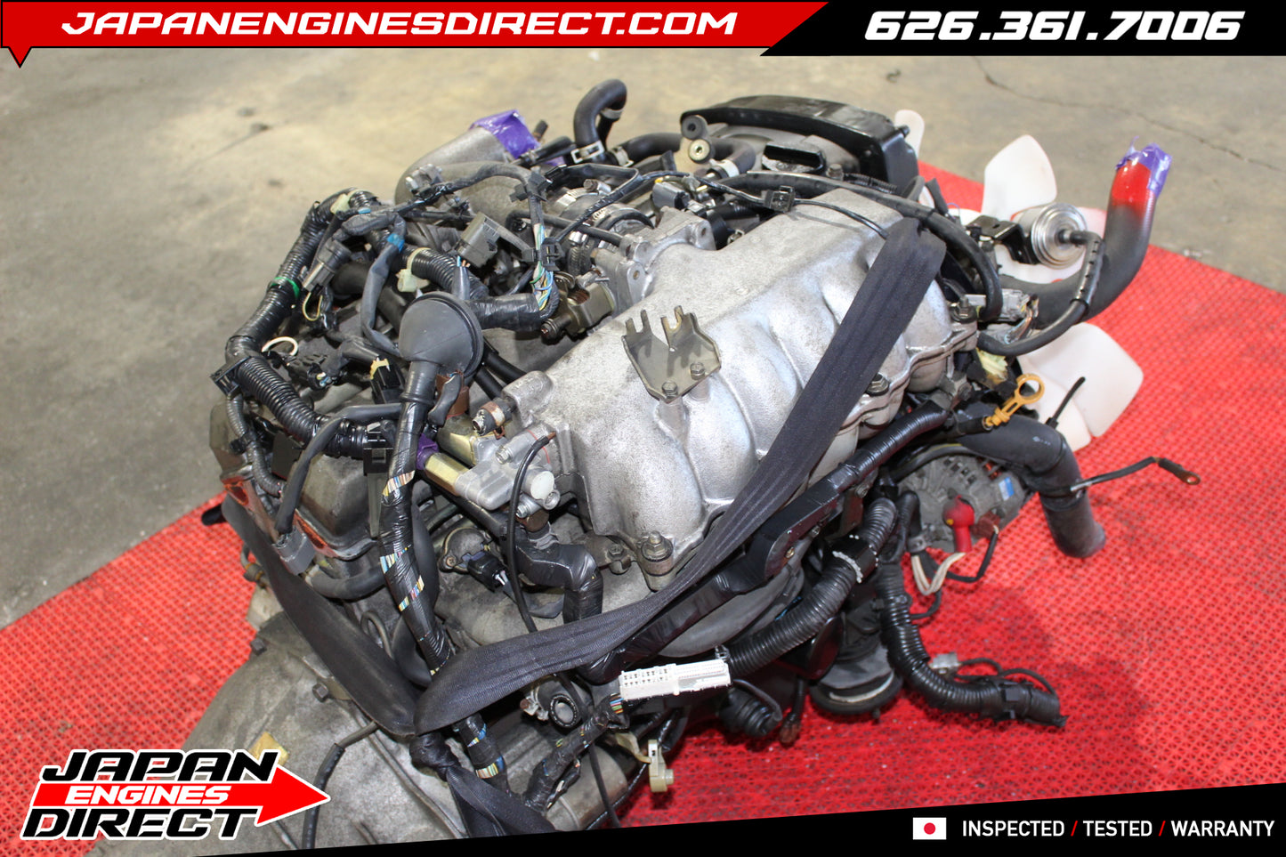 JDM Nissan RB25DET Series 2 Engine with 5-Speed Manual Transmission – R33 GTS-T 2.5L Motor