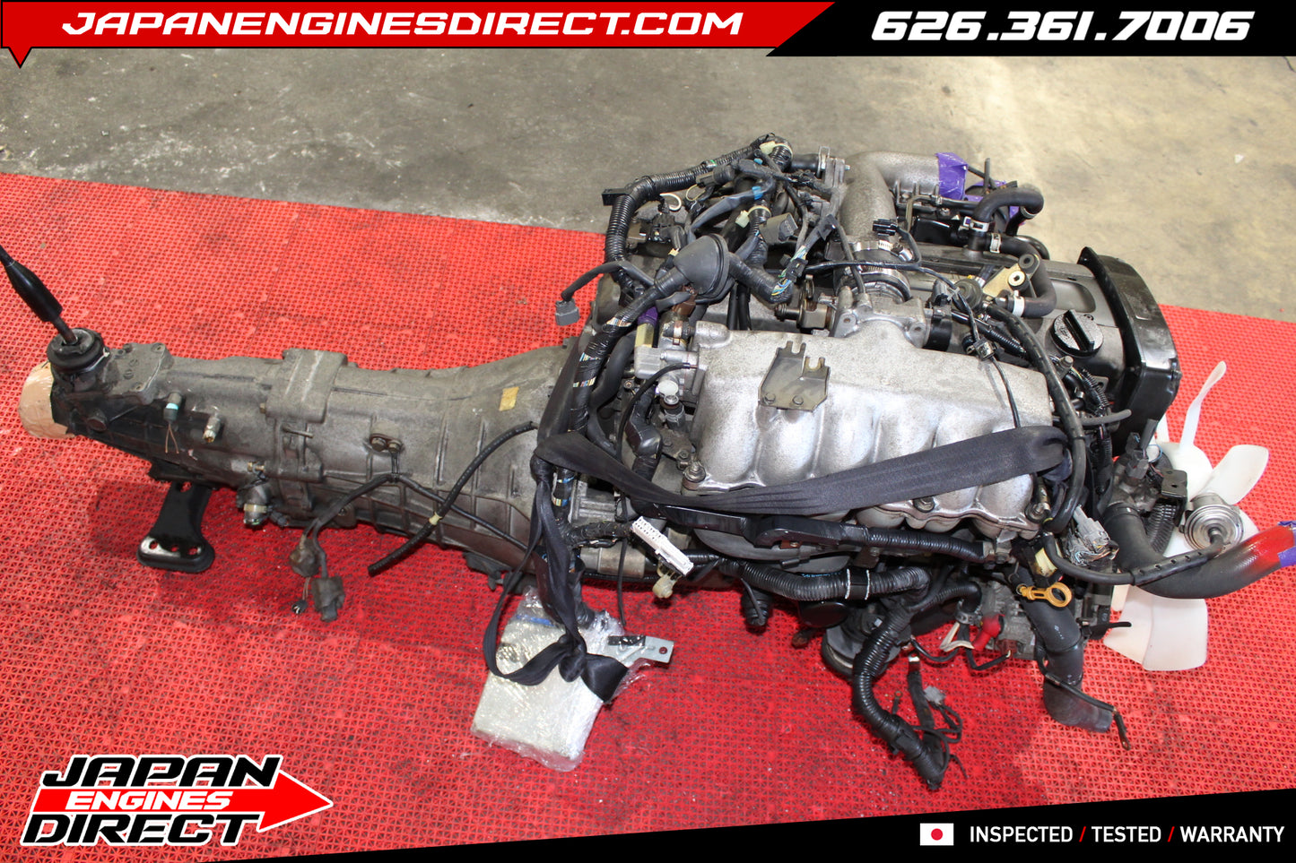JDM Nissan RB25DET Series 2 Engine with 5-Speed Manual Transmission – R33 GTS-T 2.5L Motor