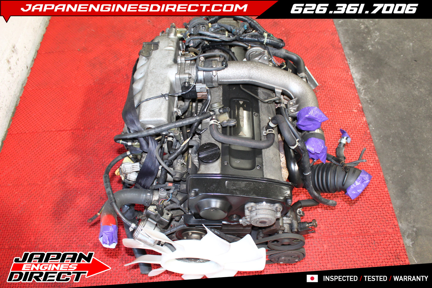 JDM Nissan RB25DET Series 2 Engine with 5-Speed Manual Transmission – R33 GTS-T 2.5L Motor