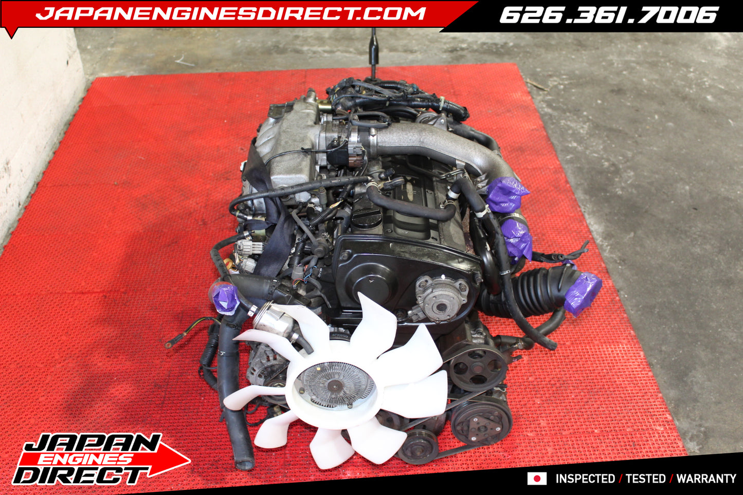 JDM Nissan RB25DET Series 2 Engine with 5-Speed Manual Transmission – R33 GTS-T 2.5L Motor