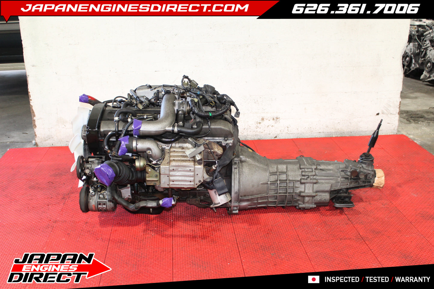 JDM Nissan RB25DET Series 2 Engine with 5-Speed Manual Transmission – R33 GTS-T 2.5L Motor