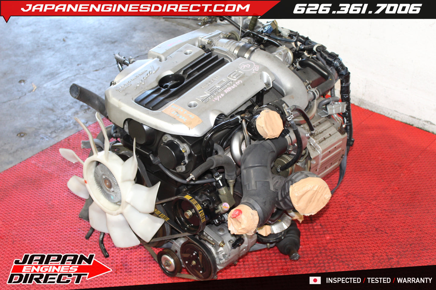 JDM Nissan RB25DET NEO 2.5L Turbo Engine Motor for Skyline R34 GTT & Stagea AWD (1998-2002)