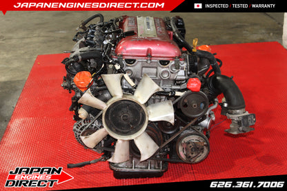 JDM NISSAN REDTOP SR20DET S13 MOTOR AUTO TRANS 2.0L ENGINE SR20 SILVIA 180SX RPS13