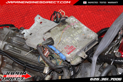 JDM NISSAN REDTOP SR20DET S13 MOTOR AUTO TRANS 2.0L ENGINE SR20 SILVIA 180SX RPS13
