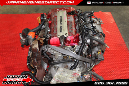 JDM NISSAN REDTOP SR20DET S13 MOTOR AUTO TRANS 2.0L ENGINE SR20 SILVIA 180SX RPS13