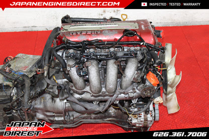 JDM NISSAN REDTOP SR20DET S13 MOTOR AUTO TRANS 2.0L ENGINE SR20 SILVIA 180SX RPS13