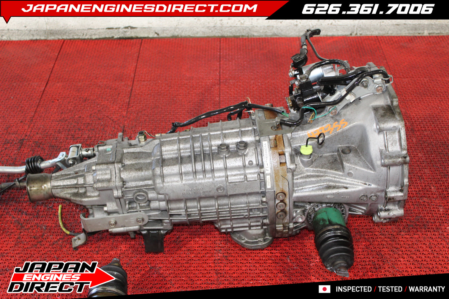 JDM Subaru Legacy 6-Speed Manual Transmission Non-DCCD 3.9 Final Drive – Fits 2002-2003 WRX V7 STI