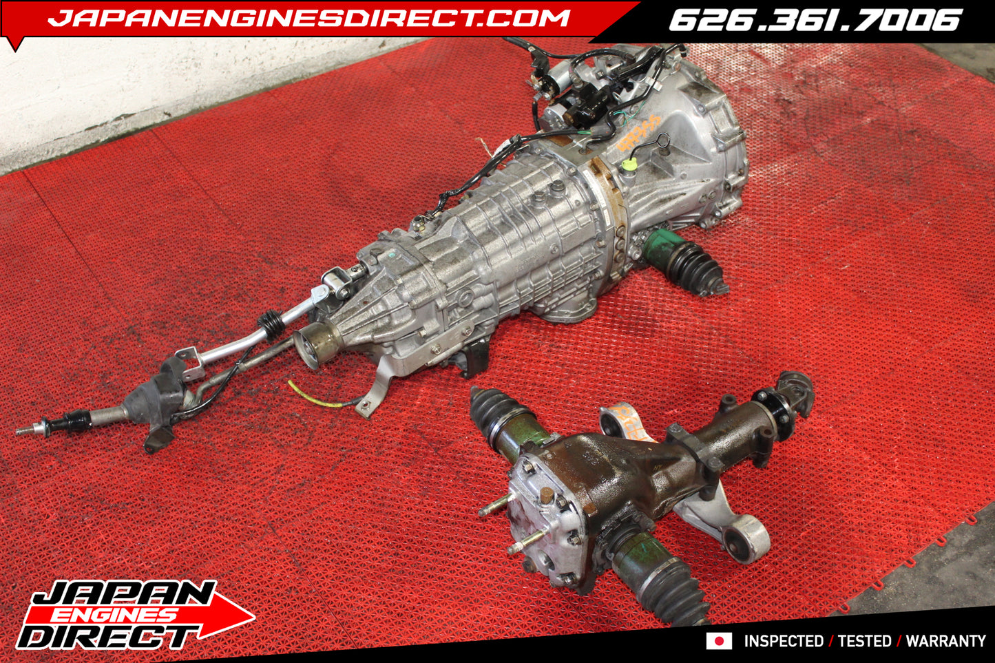 JDM Subaru Legacy 6-Speed Manual Transmission Non-DCCD 3.9 Final Drive – Fits 2002-2003 WRX V7 STI