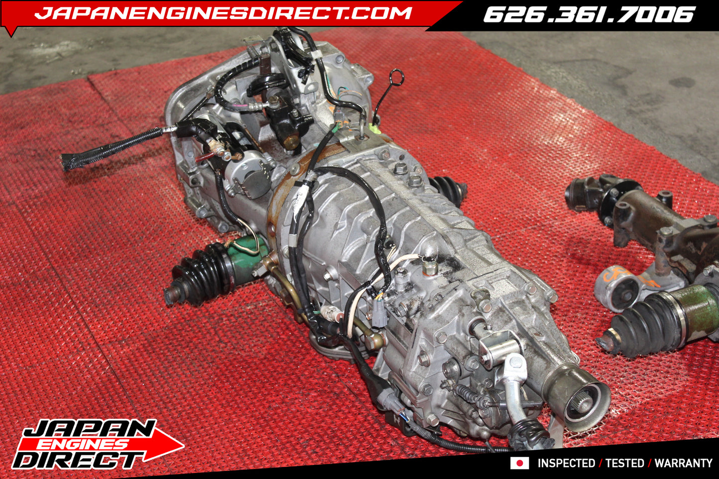JDM Subaru Legacy 6-Speed Manual Transmission Non-DCCD 3.9 Final Drive – Fits 2002-2003 WRX V7 STI