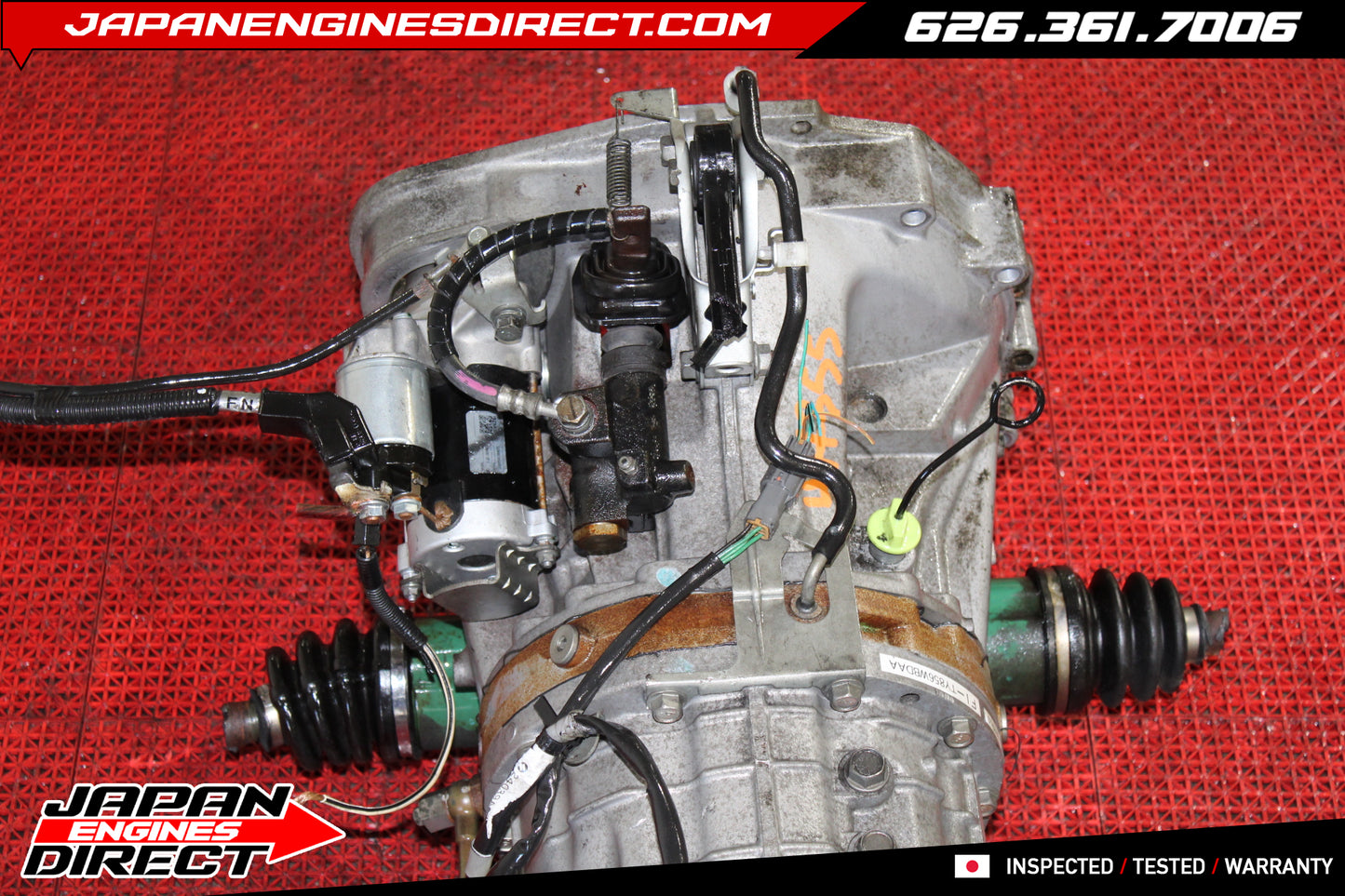 JDM Subaru Legacy 6-Speed Manual Transmission Non-DCCD 3.9 Final Drive – Fits 2002-2003 WRX V7 STI
