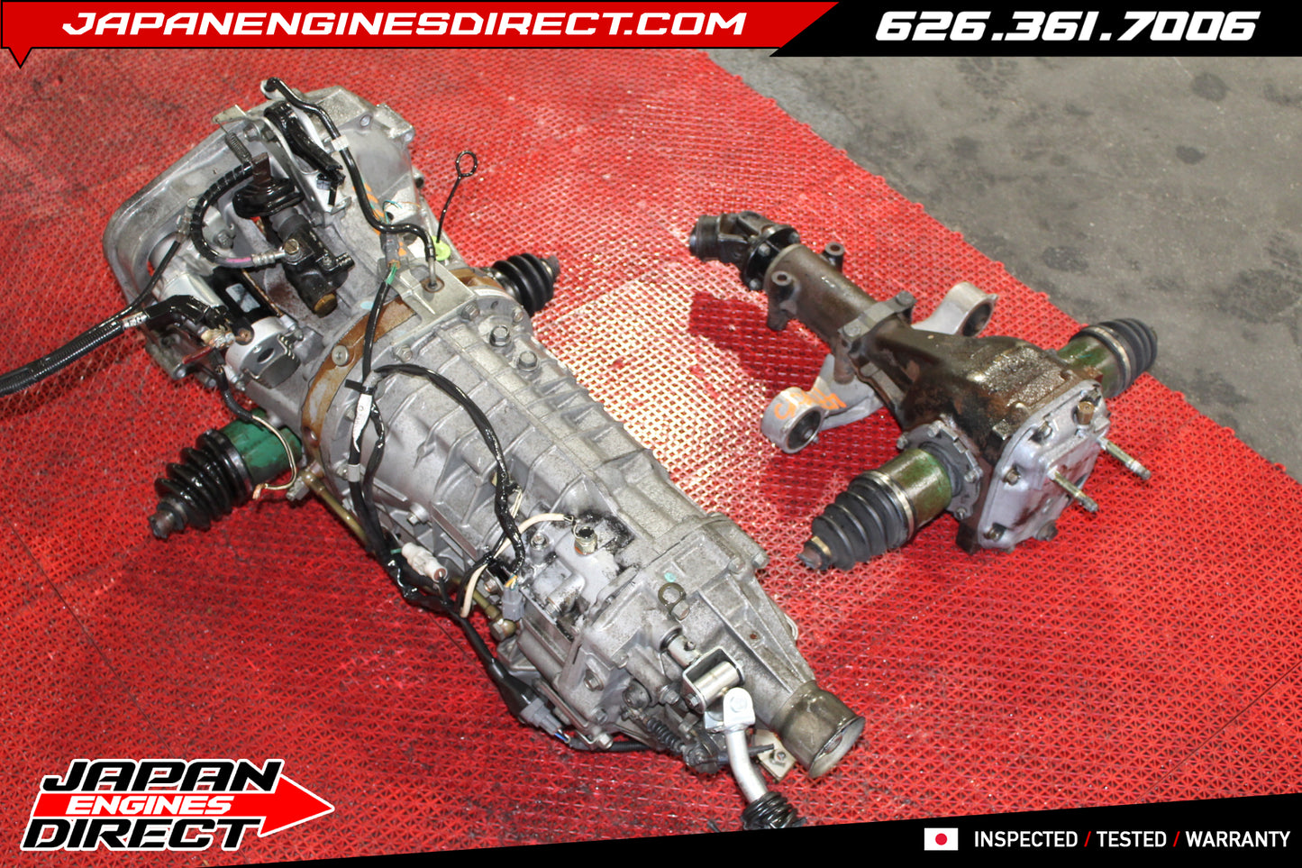 JDM Subaru Legacy 6-Speed Manual Transmission Non-DCCD 3.9 Final Drive – Fits 2002-2003 WRX V7 STI
