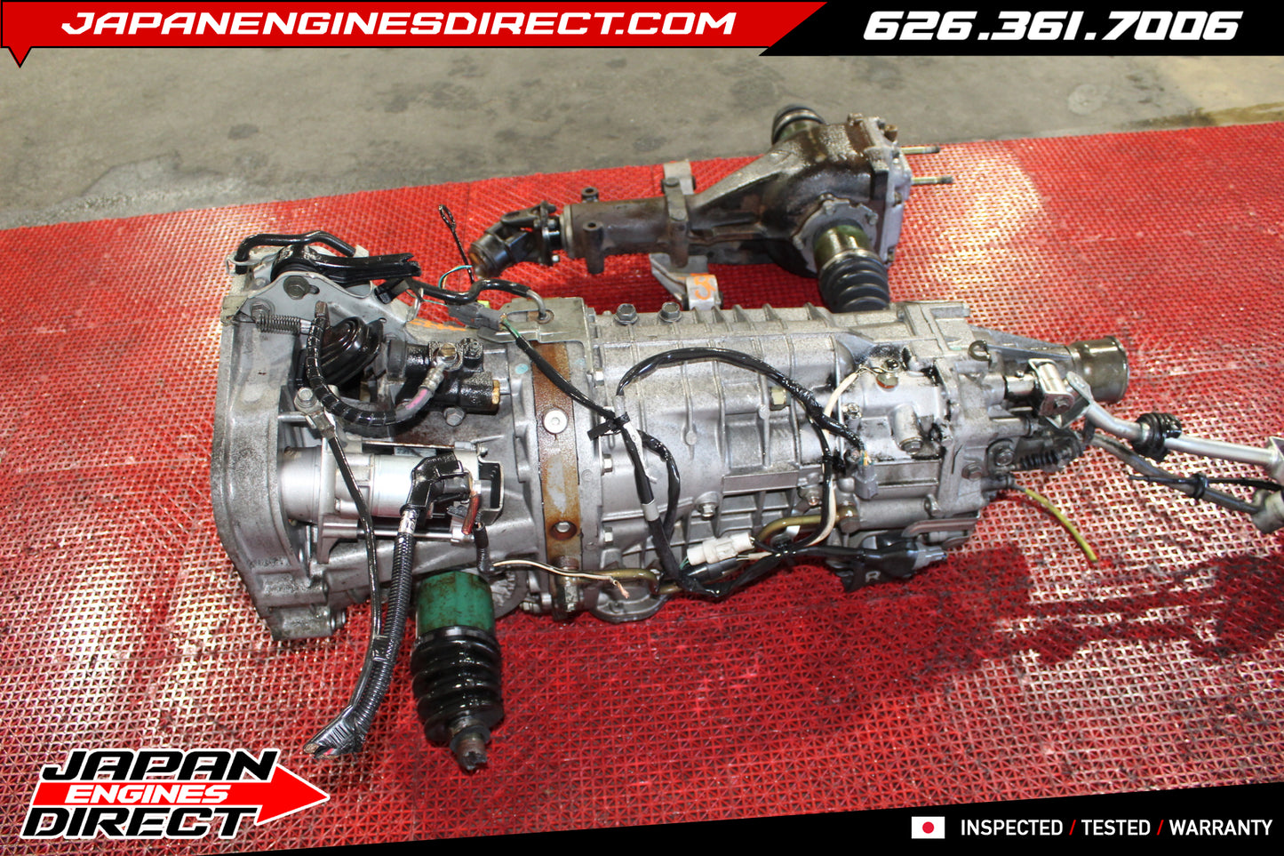 JDM Subaru Legacy 6-Speed Manual Transmission Non-DCCD 3.9 Final Drive – Fits 2002-2003 WRX V7 STI