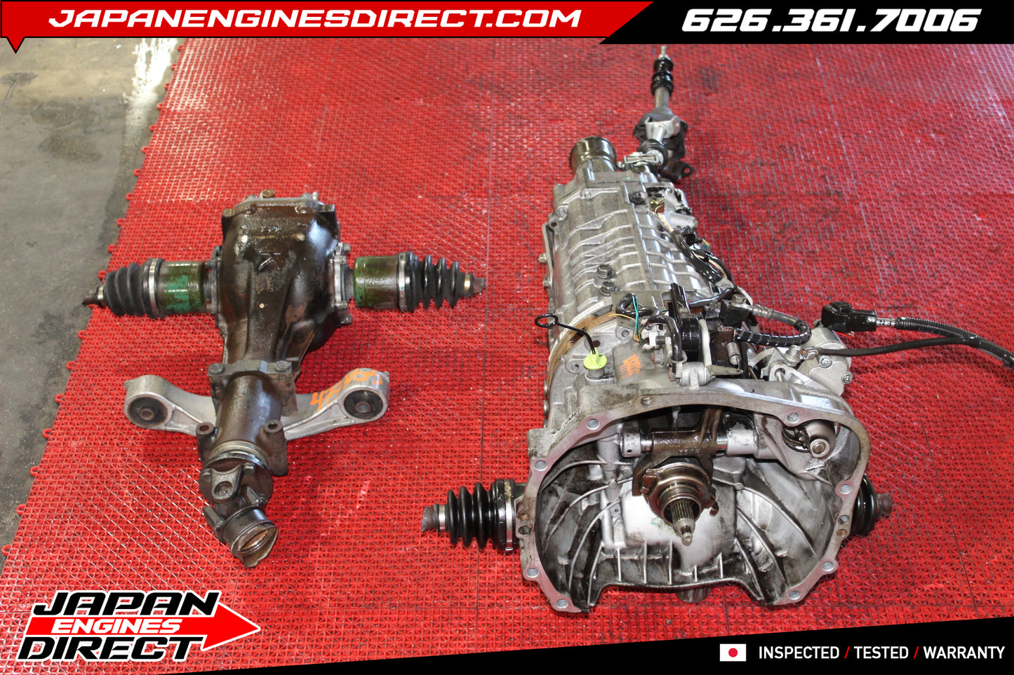 JDM Subaru Legacy 6-Speed Manual Transmission Non-DCCD 3.9 Final Drive – Fits 2002-2003 WRX V7 STI