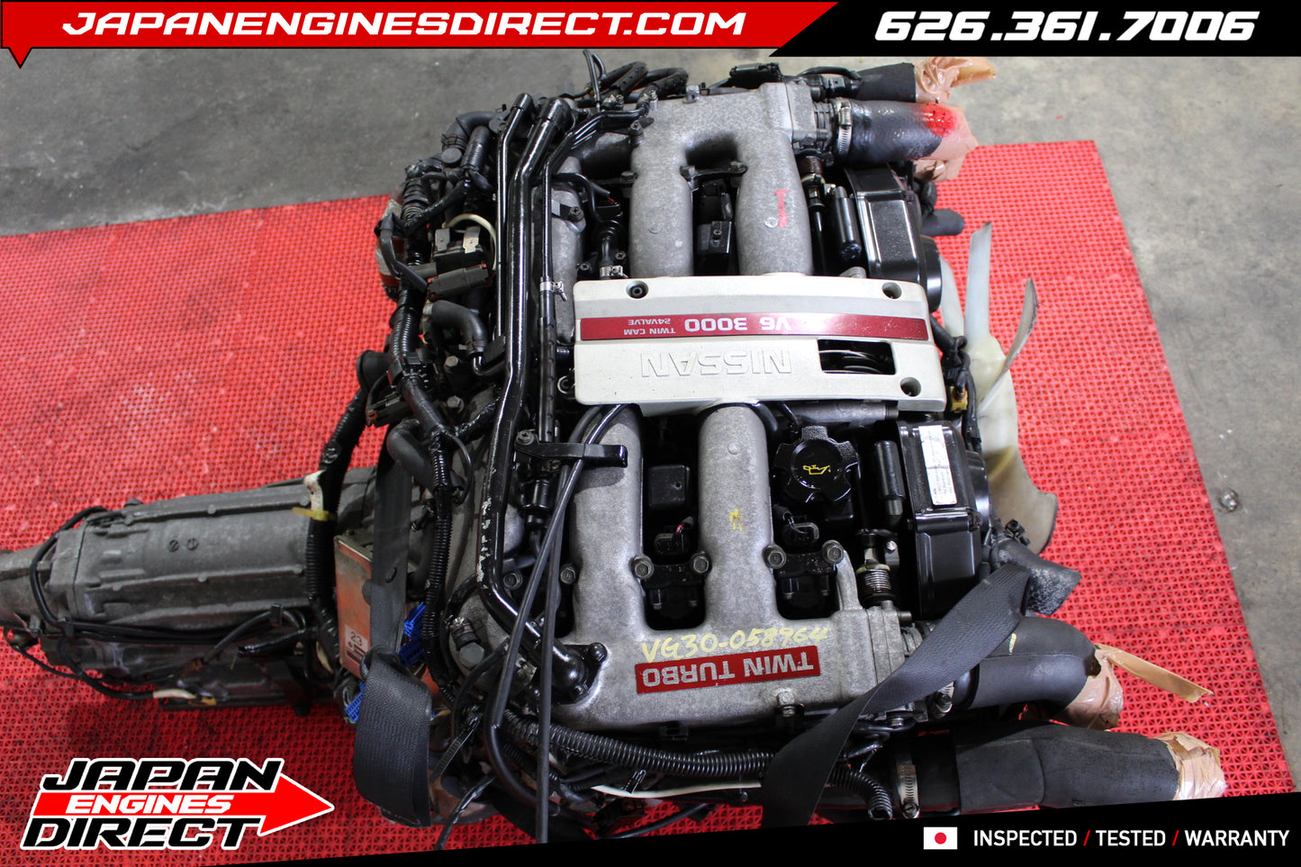 JDM Nissan 300ZX VG30DETT Twin Turbo 3.0L Engine – Z32 Fairlady Z Motor (1990–1996)