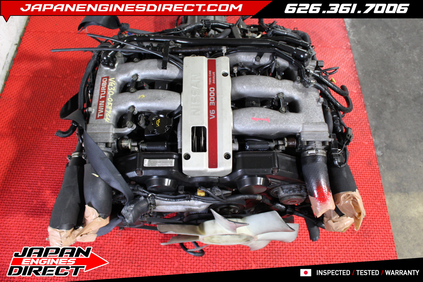 JDM Nissan 300ZX VG30DETT Twin Turbo 3.0L Engine – Z32 Fairlady Z Motor (1990–1996)