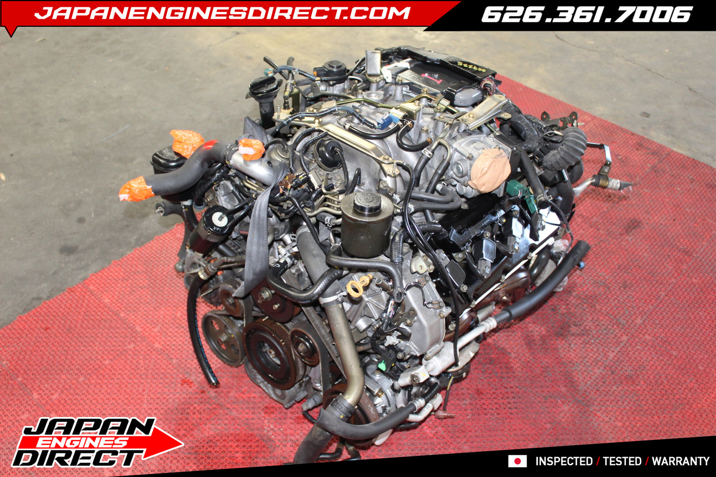 JDM Nissan Cima F50 4.5L V8 VK45DD Engine – RWD Rear Wheel Drive Motor