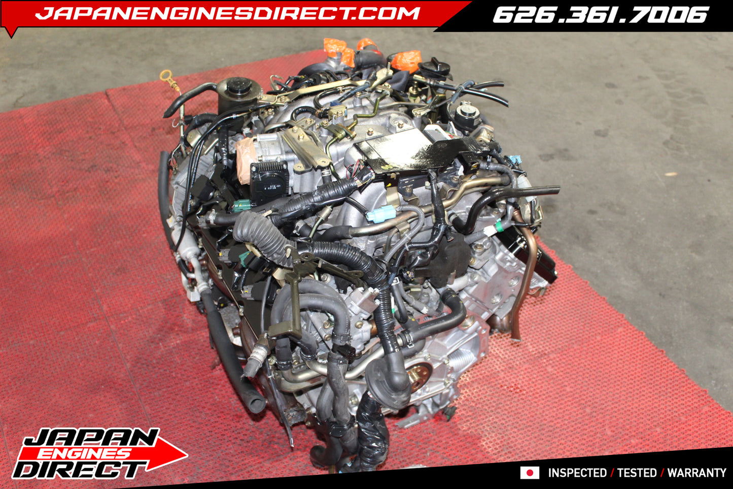 JDM Nissan Cima F50 4.5L V8 VK45DD Engine – RWD Rear Wheel Drive Motor