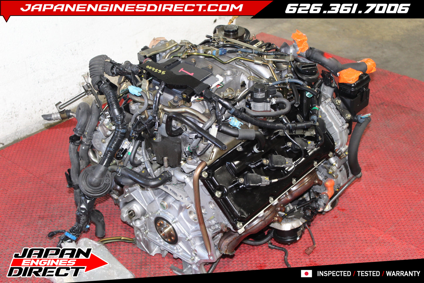 JDM Nissan Cima F50 4.5L V8 VK45DD Engine – RWD Rear Wheel Drive Motor